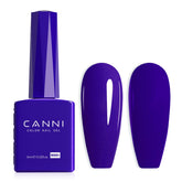 CANNI Esmalte gel azul real en botella para ver el color con precisión