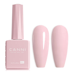CANNI esmalte gel rosa claro en botella de color para vista exacta del tono