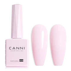 Esmalte gel CANNI rosa claro: botella para ver el tono con precisión.