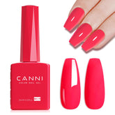 CANNI Rosa Fucsia Gel UV, color vivo para manicura en casa.