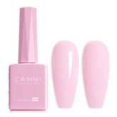 CANNI Laca Gel Rosa Claro en botella, tono exacto para uñas limpias.