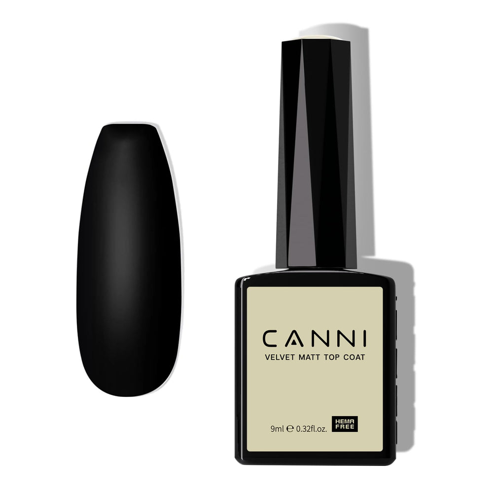CANNI Matte Top Gel frasco con acabado mate para uñas duraderas