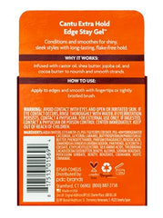 Cantu Edge Stay Gel, detalle de aplicación suave para mechones.