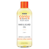 Cantu para hombres aceite para cabello y barba, vertido suave para uso diario