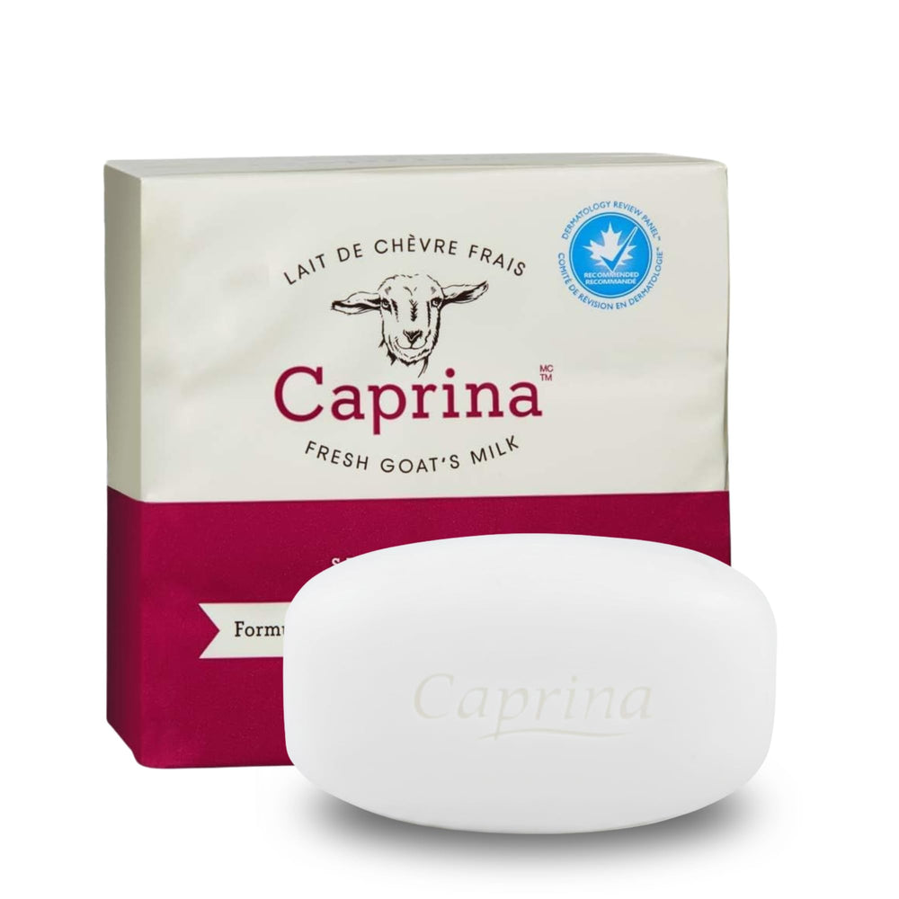 Caprina Original: barra-jabon-leche-cabra-fresca, limpieza suave para manos y cuerpo.