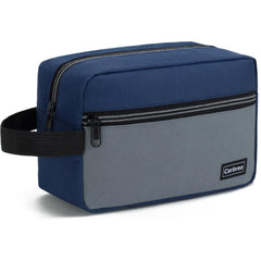 Carbrea bolsa de aseo azul marino para viajes, ideal para organizar artículos personales.