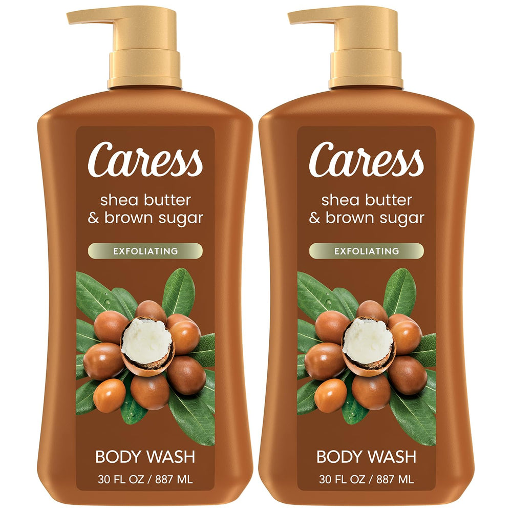 Caress gel-douche beurre karité sucre brun — hydratation douce et parfum enveloppant.