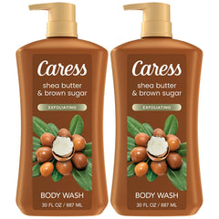 Caress gel-douche beurre karité sucre brun — hydratation douce et parfum enveloppant.