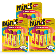 Bálsamo labial Carmex Minis en tubo SPF 15 para labios hidratados todo el día.