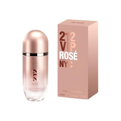 Carolina Herrera 212 VIP Rosé, corazón de flor de durazno para un toque femenino.