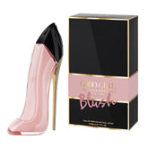 Good Girl Blush de Carolina Herrera, botella elegante para eventos nocturnos.