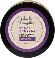 Carol's Daughter control de bordes vainilla negra en envase 2oz para fijación suave.