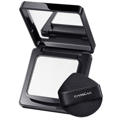 CARSLAN polvo compacto resistente al agua para un acabado duradero.