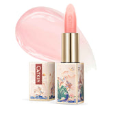 Catkin Balsamo labios color-cambio con tono rosa natural y brillo suave.