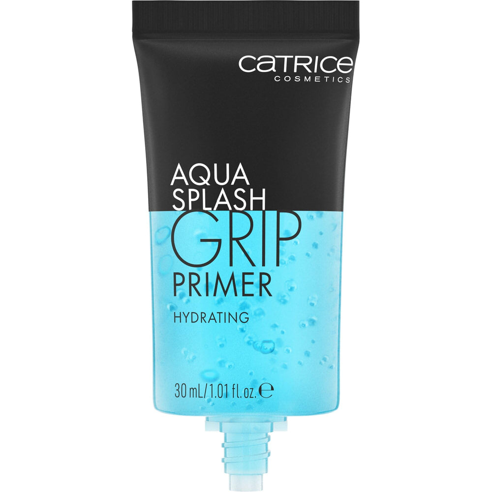 Catrice Aqua Splash Grip Primer muestra textura gel transparente para sensación fresca