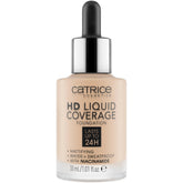 Catrice HD Liquid Coverage: botella con gotero para aplicación precisa y cobertura uniforme.