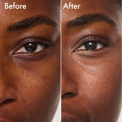 Aplicación con dedos del corrector iluminador de ojeras Catrice para un aspecto fresco