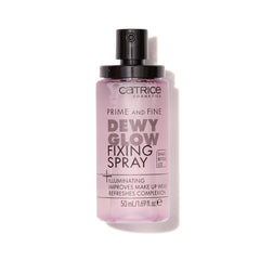 Spray iluminador de Catrice Prime & Fine para brillo natural en la piel