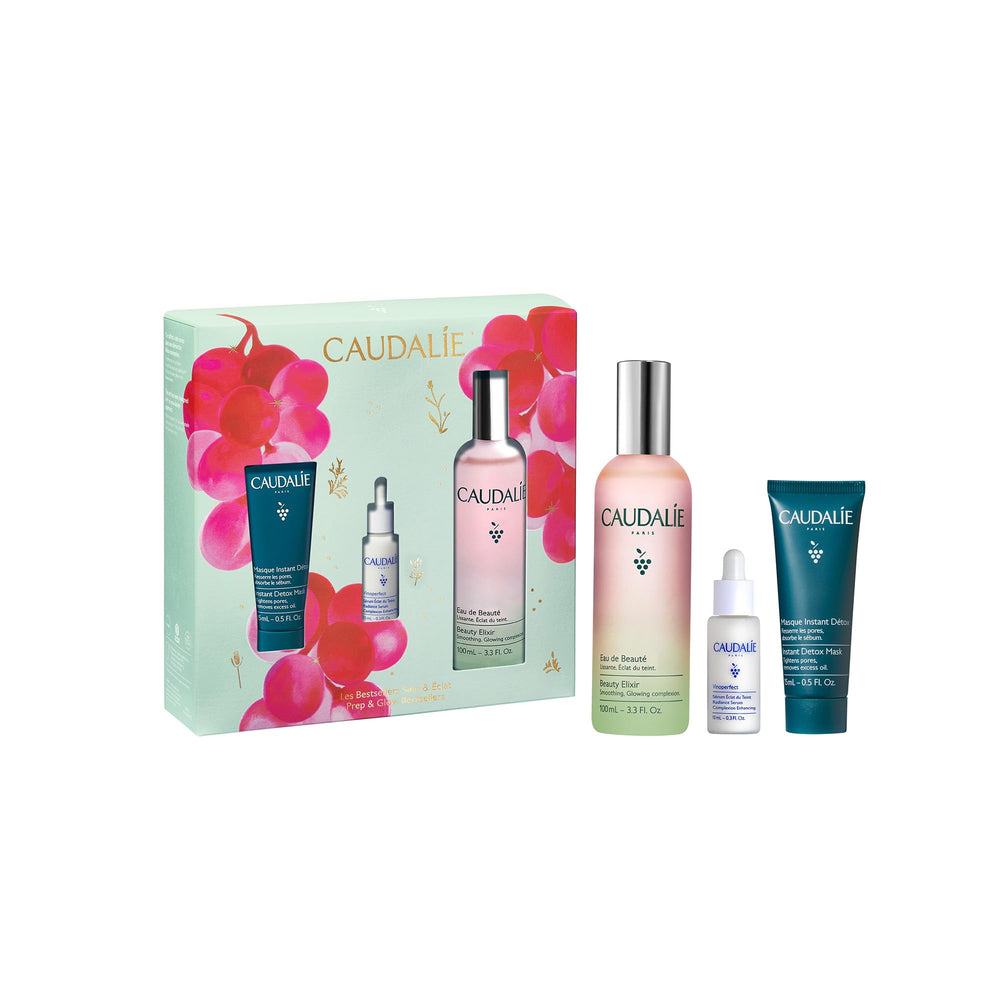 Caudalie Elixir de Belleza, frasco grande, prepara la piel y aporta un brillo natural.