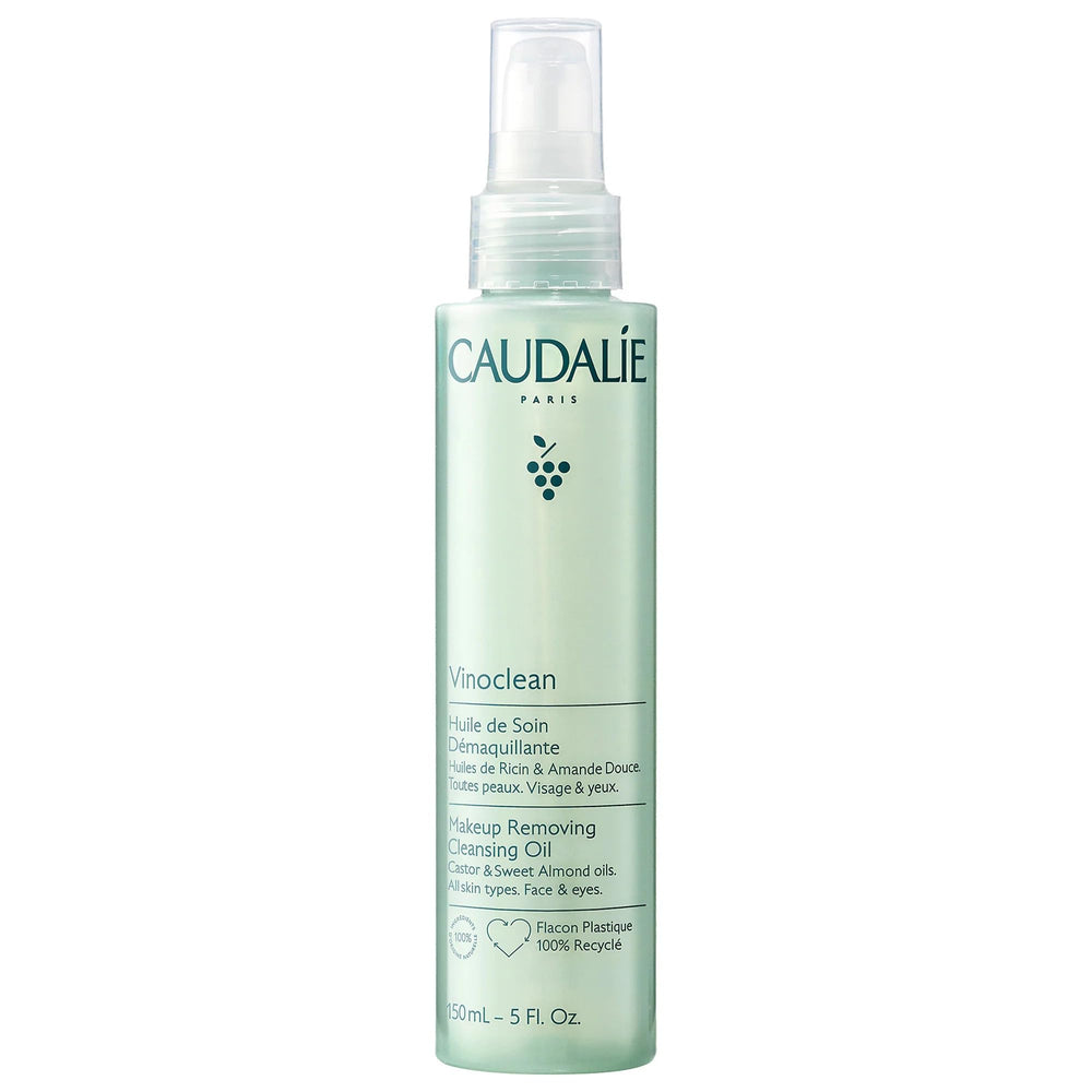 Caudalie Vinoclean huile démaquillante—démaquillage efficace sans coton et douceur.