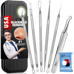 Cbiumpro kit herramientas para extracción de puntos negros con precisión en casa