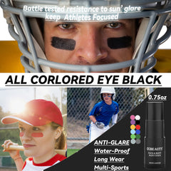 CCbeauty clown white face paint stick full-coverage look suitable for Halloween cosplay