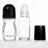 Cchenxxi botella vidrio rodillo 30ml redonda para aceites esenciales, aplicación suave y precisa.