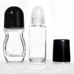 Cchenxxi botella vidrio rodillo 30ml redonda para aceites esenciales, aplicación suave y precisa.