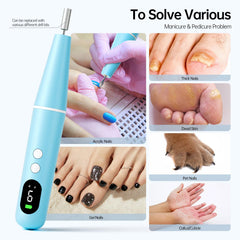 Ccigedy brocas uñas versátiles para dar forma y retirar con facilidad.