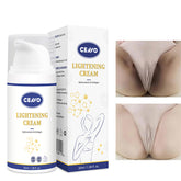 Ceavo crema aclaradora para zonas íntimas privadas, sensación suave y uso diario.