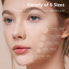 CELECARE parches acne 12mm, buena cobertura para brotes pequeños.