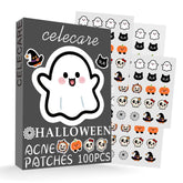 Celecare parches acne Halloween fantasmas, protección discreta para el look diario.