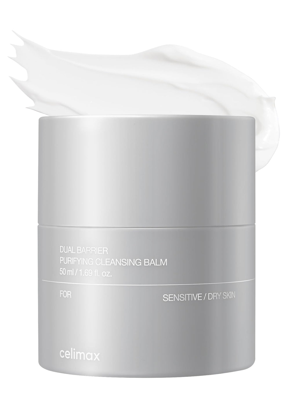Celimax Doble Barrera limpiador bálsamo en embalaje, ideal para desmaquillar maquillaje resistente.