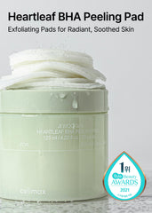 Celimax Ji.Woo.Gae Heartleaf BHA Peeling Pad, lado doble, exfoliación precisa en nariz