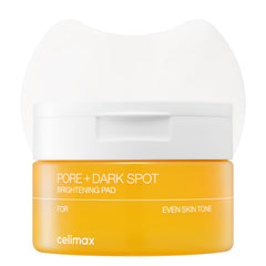 Celimax Pore+ Almohadillas exfoliante: empaque compacto para cuidado diario.