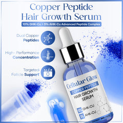 Cellular Glow suero cobre AHK-Cu 5% favorece densidad capilar a largo plazo