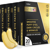 Celor parches-bajo-ojos-dorados: cuidado suave y revitalizante para la mirada