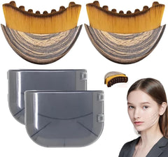 Cepillo Contorno Linfático Facial, enfoque rostro, facilita drenaje suave.
