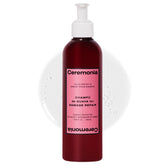 Bouteille Ceremonia Guava Protection et Réparation Shampoing prête à protéger les couleurs.