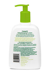 Textura cremosa de Cetaphil Advanced Relief Lotion para hidratación de 48 horas