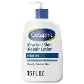 Cetaphil Cracked Skin Repair Lotion: botella que muestra barrera protectora y hidratación duradera.