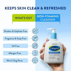Pompe du flacon Cetaphil Nettoyant Doux, pratique et hygiénique.