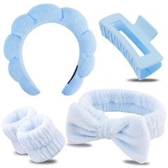 Chanaco diadema facial microfibra suave, ideal para mantener el cabello seco durante el lavado facial.