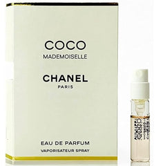 CHANEL Coco Mademoiselle eau de toilette, vial en tarjeta mini, fragancia portátil para llevar