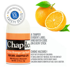 CHAP-ICE bálsamo mini sabor naranja cítrico para uso diario