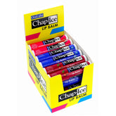 Chap-Ice cherry lip balm stick with SPF 15 provides daily moisture and protection.
