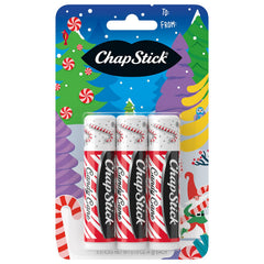 ChapStick bálsamo labial sabor bastón de caramelo con menta para labios suaves