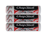 ChapStick Candy Cane: empaque exterior, práctico para viaje diario y protección de labios.