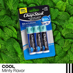 ChapStick Aloe Vera y Vitamina E nutren los labios suavemente.