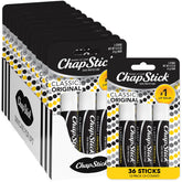 ChapStick Original – 36-tubos-en-paquete, uso diario y labios suaves.